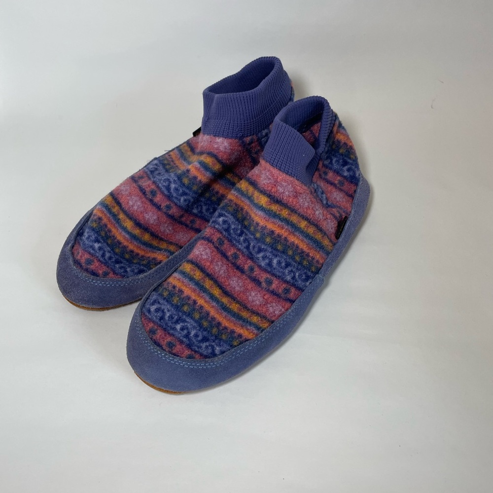 Acorn Women’s Purple & Multi Patterned Slip-On Slippers